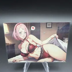 Sakura Haruno Anime Waifu Card Doujin ACG Goddess Holo - Image 1