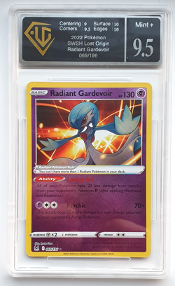 Radiant Gardevoir 069/196 Lost Origin Sword & Shield Graded Card - 9.5 Mint+ - Image 1