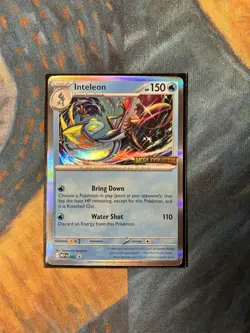 Pokemon TCG Card - Inteleon MEP 002 Prerelease Promo NM Mega Evolution - Image 1
