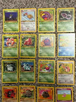 FIRST EDITION LOT OF 33 Pokemon Cards TCG Vintage Base Set Fossil Jungle MP/HP - Image 2