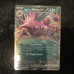 Pokemon Team Rocket's Nidoking EX Holo 330HP 095/182 English TCG Card - Image 1