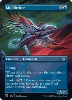 ~ Mulldrifter (Borderless) ~ NM Foil ~ Double Masters 2022 ~ MTG ~ - Image 1