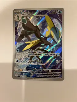 Inteleon 142/132 Me01: Mega Evolution Holo Full Art Pokemon Card - Image 1