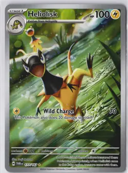 Heliolisk 177/167 TWM Twilight Masquerade Illustration Rare Pokemon Card NM - Image 1
