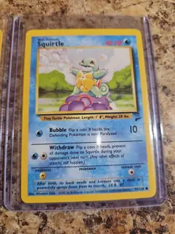 Pokemon TCG 1999 3 Card Set Base Set Base Set 2 Bulbasaur Charmander Squirtle EX - Image 4