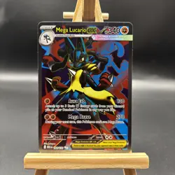 Pokemon TCG Mega Evolution Mega Lucario EX 160/132 Ultra Rare Card Near Mint NM - Image 1