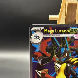 Pokemon TCG Mega Evolution Mega Lucario EX 160/132 Ultra Rare Card Near Mint NM - Image 3