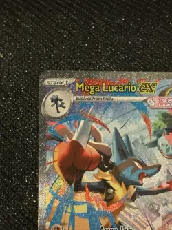 Mega Lucario ex - 179/132 ME01: Mega Evolution NM Pokemon Card TCG - Image 3