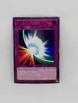 Yugioh Card Mirror Force LCKC-EN053 ULTRA RARE 1st Ed. - LP - Image 1