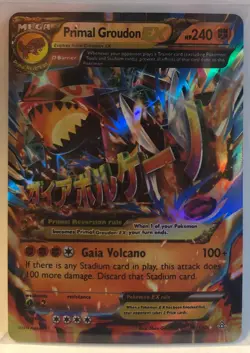 Primal Groudon EX 86/160 XY Primal Clash Pokemon Card Ultra Rare LP - Image 1
