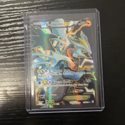 Pokemon TCG Black Kyurem EX Boundaries Crossed 145/149 Full Art Card - Image 1