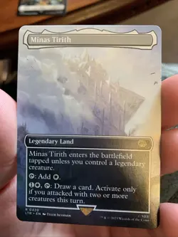 Mtg. Minas Tirith. Borderless. #420. Lord of the Rings. Pack Fresh - Image 1