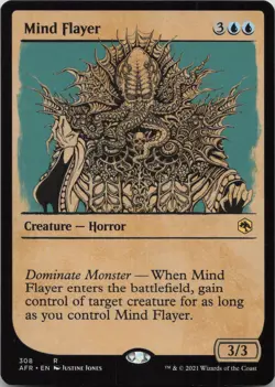 Mind Flayer (Showcase) R Adventures in the Forgotten Realms 308 - LP MTG - Image 1