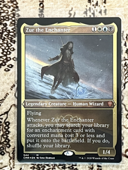Zur the Enchanter (Foil Etched) - Commander Legends - 544 - #NM Foil - Image 1