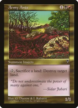 1x Army Ants - LP - Visions - SPARROW MAGIC mtg - Image 1