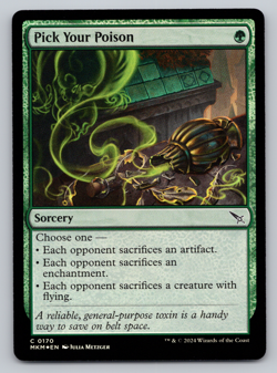 Pick Your Poison FOIL - Murders at Karlov Manor MTG - Image 1