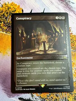Conspiracy - Foil Etched Assassin's Creed MTG - Image 1