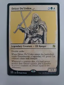 MTG Drizzt Do'Urden Adventures in the Forgotten Realms Showcase Rare - Image 1