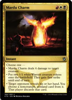 Magic the Gathering Mardu Charm 186 Regular Uncommon KTK 2014 - Image 1