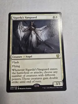 Sigarda's Vanguard Commander: Innistrad: Midnight Hunt Regular - Image 1