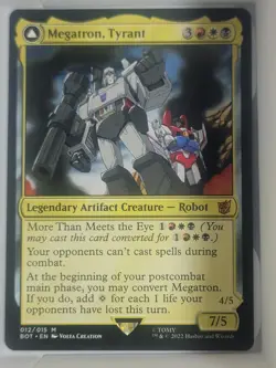 Megatron, Tyrant NM* Transformers ENGLISH 012/015 mtg -UnltdCards - Image 1