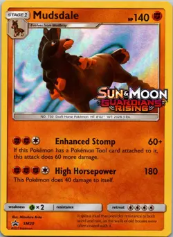 Mudsdale - (Prerelease) SM20 SM Promos Holo Pokemon TCG NM / LP - Image 1