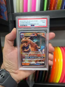 Pokemon TCG Charizard GX Detective Pikachu Promo SM195 PSA 9 MINT Graded Card - Image 1
