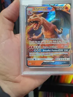 Pokemon TCG Charizard GX Detective Pikachu Promo SM195 PSA 9 MINT Graded Card - Image 3