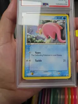 PSA 10 Gem Mint Slowpoke NON-HOLO #83 2005 Pokemon Ex Delta Species Tcg Card - Image 3