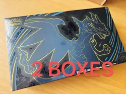 2 BOXES Pokemon Phantasmal Flames Mega Charizard EX UPC Ultra Premium SEALED - Image 1