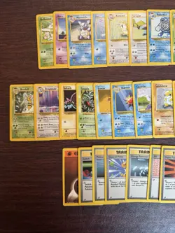 Pokemon TCG WOTC Vintage Base Set, Lot Of 61 (No Dupes) - Image 2
