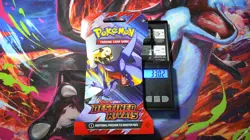 Heavy 33.02g Pokemon TCG Destined Rivals Sleeved Booster Pack - Image 1