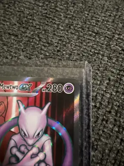 Pokemon Mewtwo EX TCG Team Rockets 213/182 Full Art Destined Rivals - Image 3