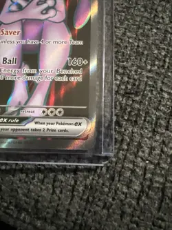 Pokemon Mewtwo EX TCG Team Rockets 213/182 Full Art Destined Rivals - Image 4