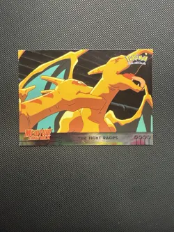 Pokemon Topps 35 Holo The Fight Rages Mewtwo Strikes Back Light Pl Trading Card - Image 1