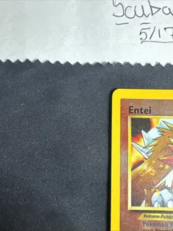 Entei 34 Black Star Movie Promo Reverse Holo Pokemon Card - Image 3