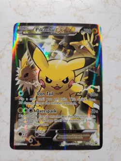 2016 Pokemon Pikachu XY124 Promo Trading Card - Image 1