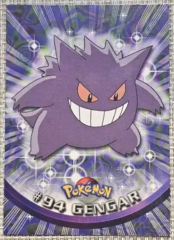 Topps Pokemon 2000 TV Animation Gengar 94 Non Holo Blue Logo - NM - Image 1