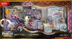 Pokemon TCG Paldean Fates Great Tusk ex & Iron Treads ex Premium Collection - Image 1