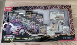 Pokemon TCG Paldean Fates Great Tusk ex Iron Treads ex Premium Collection Sealed - Image 2