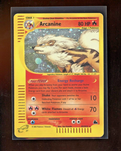 2003 Skyridge Arcanine Holo Foil Rare H2/H32 WOTC E-Reader Series Pokemon - Image 1