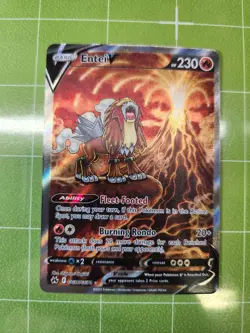 Entei v Crown Zenith Galarian Gallery Holo Ultra Rare Pokemon TCG GG36/GG70 - Image 1