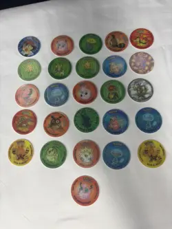 26 x Pokemon Vintage Taz Walkers Tazo Collectors RETRO BUNDLE NINTENDO - Image 1