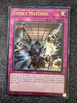 Yugioh Evenly Matched RA01-EN074 Ultra Rare 1st Edition NM - Image 1