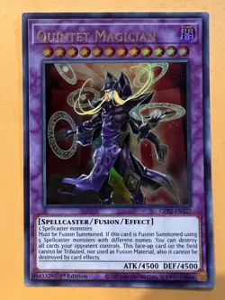 Yugioh - Quintet Magician GFP2-EN127 1st Edition Ultra Rare NM - Image 1