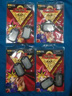 Yu-Gi-Oh! Dog Tags Blue Eyes White Dragon, Ultimate Dragon, Saggi, Kaiba New NIP - Image 1