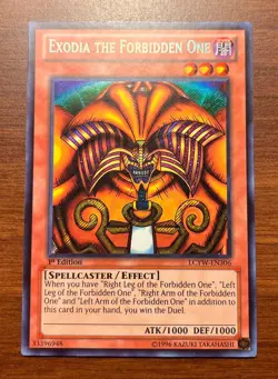 Exodia the Forbidden One | LCYW-EN306 | 1st Edition | Secret Rare | LP | YuGiOh - Image 1
