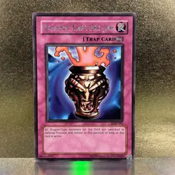 YuGiOh • Dragon Capture Jar • LOB-045 • Rare Unlimited • NM - Image 1