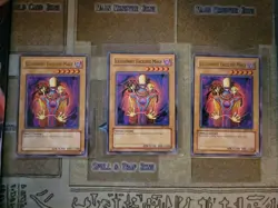 YUGIOH 3X ILLUSIONIST FACELESS MAGE COMMON UNLIMITED ED VLP 1996 - Image 1