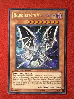 Malefic Blue-Eyes White Dragon - LP - YMP1-EN002 - Limited Ed - Secret Rare - Image 1